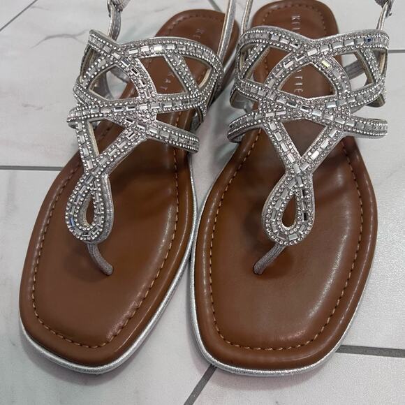 Kelly & Katie Silver Norna Sandal Size 8 - Picture 4 of 6